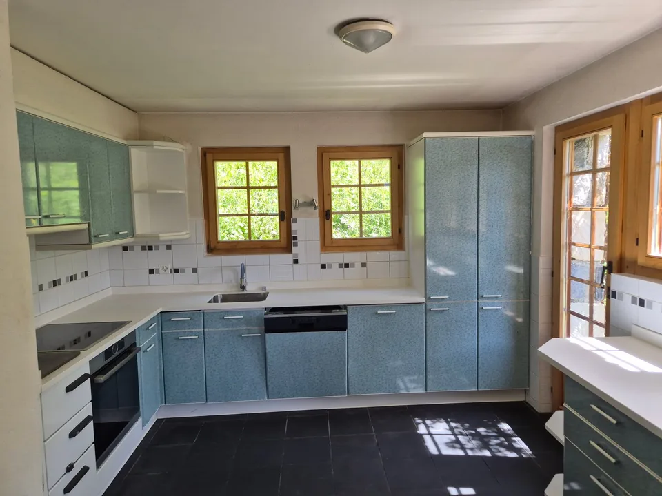Chalet de caractère à Villa (Evolène) - Vue panoramique - Ensoleillement maximal