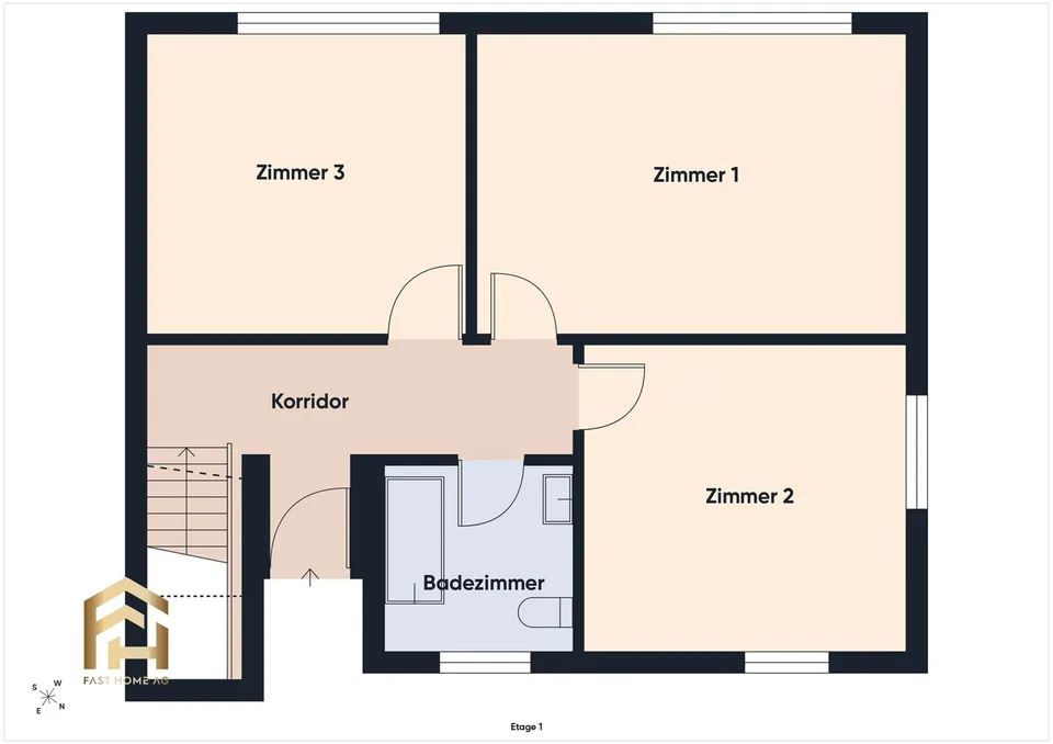 4.5-Zimmer-Duplexwohnung (Erstwohnsitz) mit eigenem Garten – Foto 13 von 13