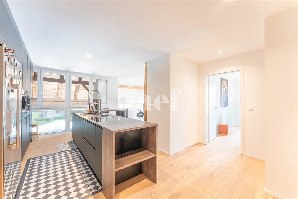 Meraviglioso appartamento di 4.5 locali con grande terrazza in vendita a Posieux