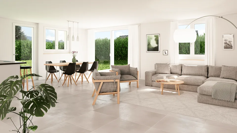 Neues Reihenhaus mit 5.5 Zimmern in Marsens – LOT B - Baugenehmigung liegt vor! – Foto 6 von 7