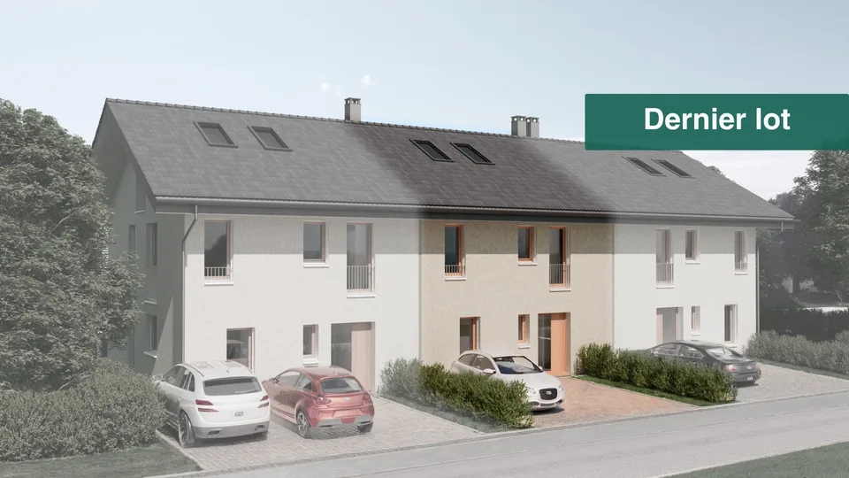 Casa a schiera nuova di 5.5 locali a Marsens – ultimo lotto - permesso di costruire in vigore!