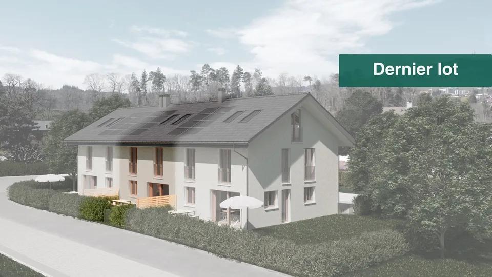 Casa a schiera nuova di 5.5 locali a Marsens – ultimo lotto - permesso di costruire in vigore!