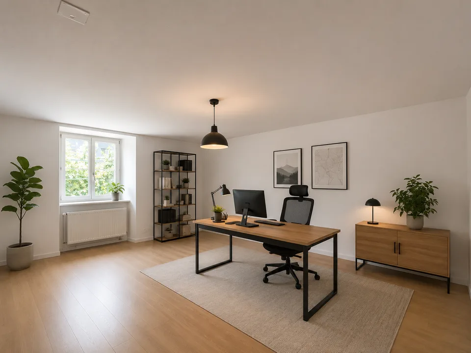 Delizioso appartamento di 3,5 locali con camino e terrazza a Kestenholz – foto 9 di 13