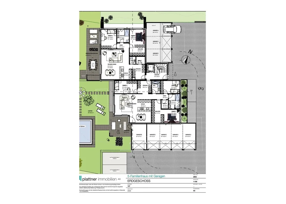 Appartement en attique de 3,5 pièces avec terrasse de 140m2 – photo 10 sur 13