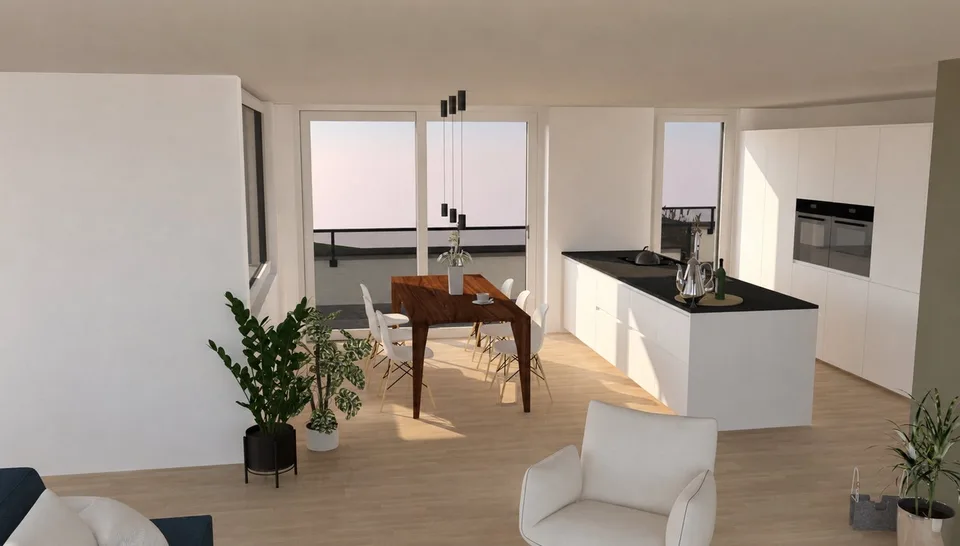 Appartement en attique de 3,5 pièces avec terrasse de 140m2 – photo 13 sur 13