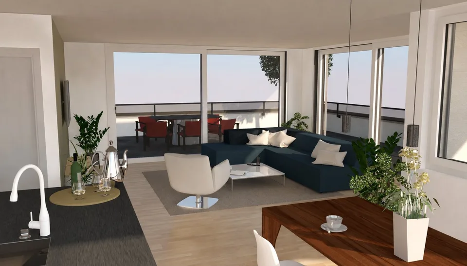 Appartement en attique de 3,5 pièces avec terrasse de 140m2 – photo 12 sur 13