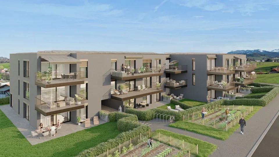Schönes neues Apartment in einer grünen Umgebung - Lot A3