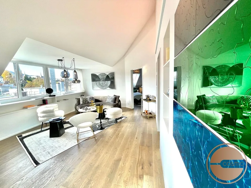 PENTHOUSE MIT AUSSICHT IM HERZEN WIEDIKONS  / PENTHOUSE WITH VIEW IN THE HEART OF WIEDIKON