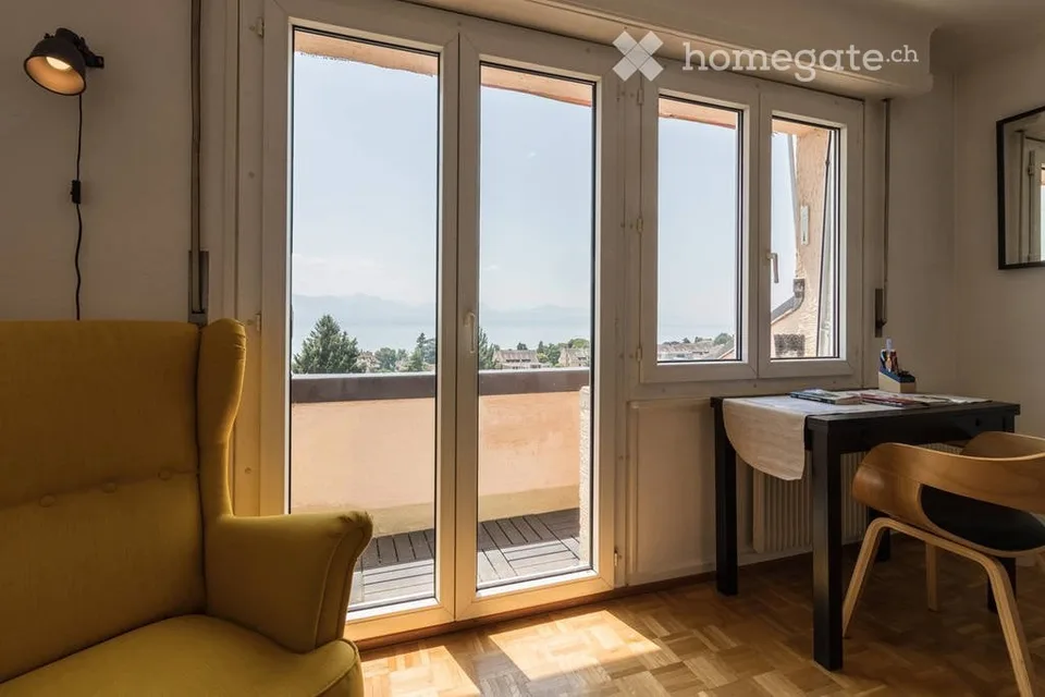 Untervermietung 2.5-Zimmer-Wohnung Pully (26. August > 27. April)