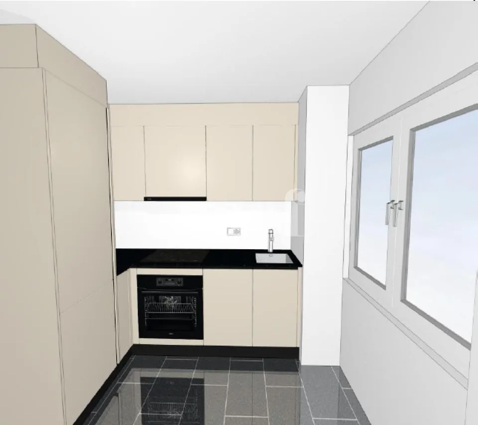 Appartement de 2 pièces rénové
