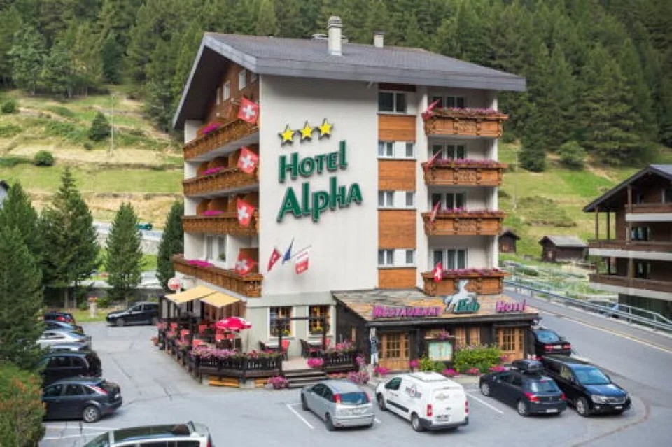 Hotel Alpha schöner Dreisternebetrieb in Saas-Grund.