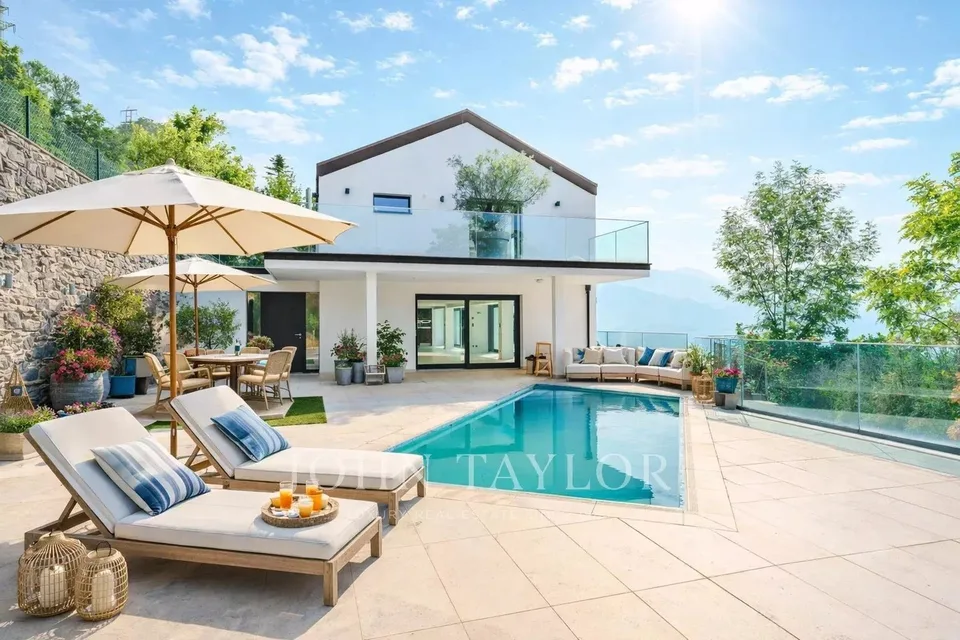 Opportunité à saisir ! Villa d'exception avec vue époustouflante sur le lac et les Dents du Midi