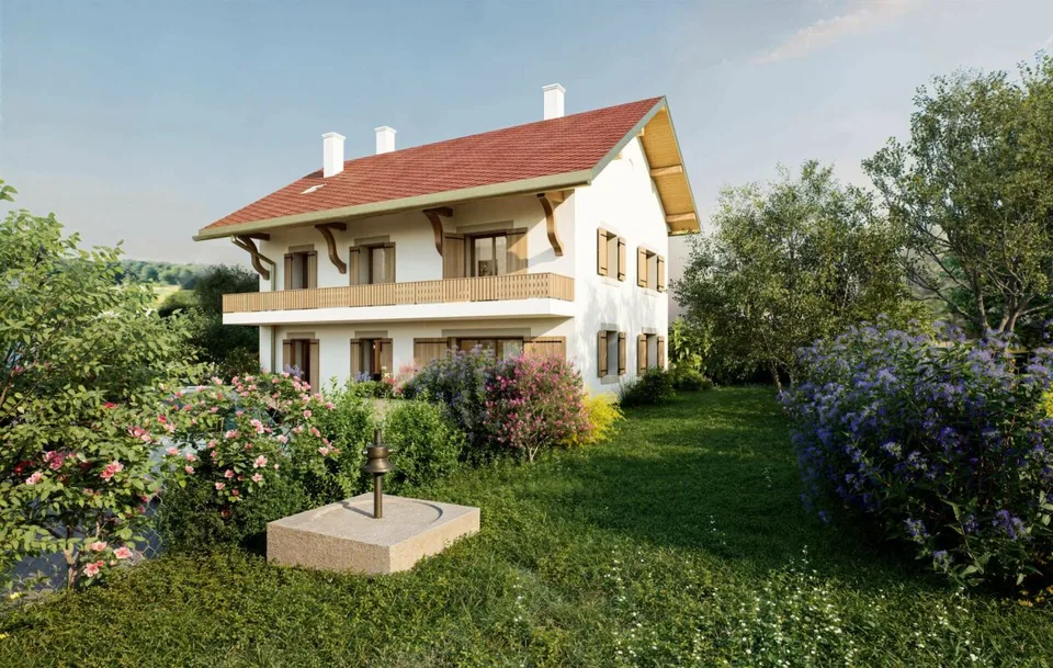 Duplex de charme entre nature et sérénité - Hameau de Monniaz avec grand jardin privatif