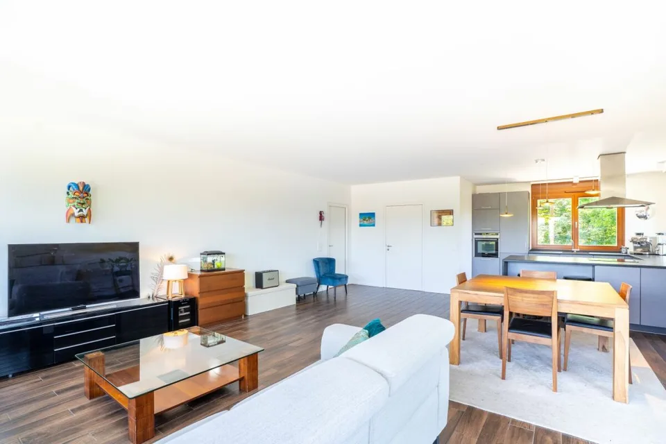Appartement d'exception avec terrasse panoramique et vue sur le Jura à Presinge