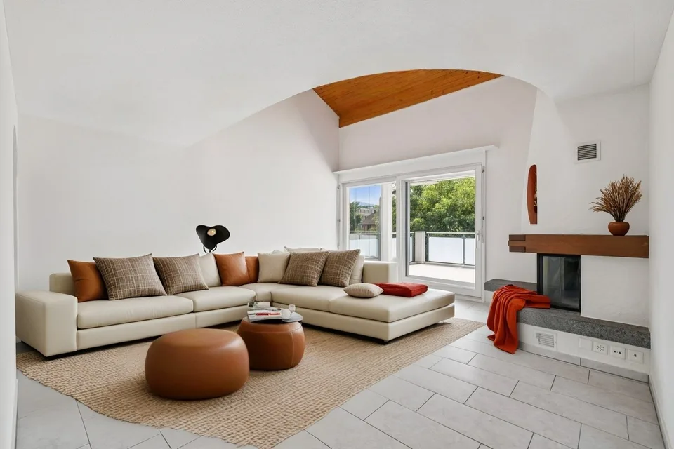 Ein Zuhause zum Aufblühen - Maisonette mit Cheminée und Garten