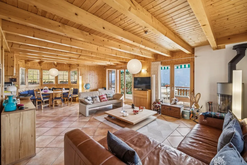 Chalet de charme avec espace bien-être et vue spectaculaire