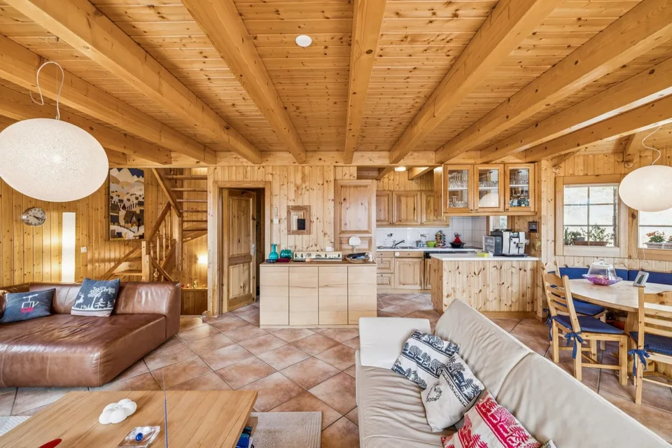 Chalet de charme avec espace bien-être et vue spectaculaire