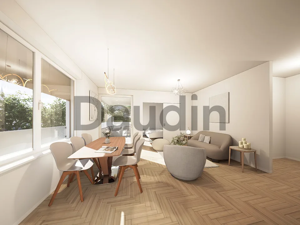 Letztes Angebot - THPE-Wohnung mit 3 Zimmern und Balkon im Plan