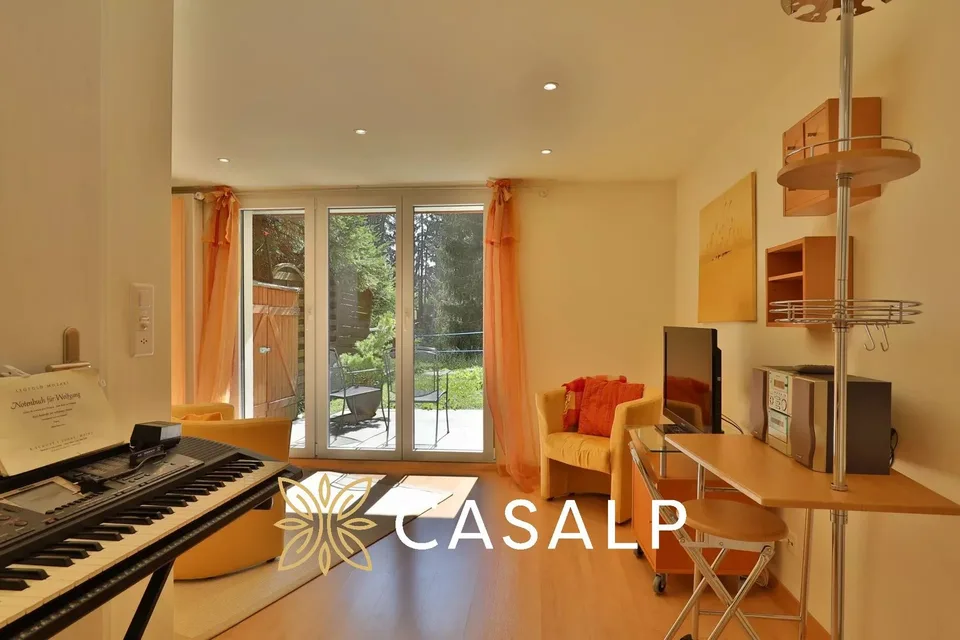 Studio en PPE au coeur de Crans avec terrasse