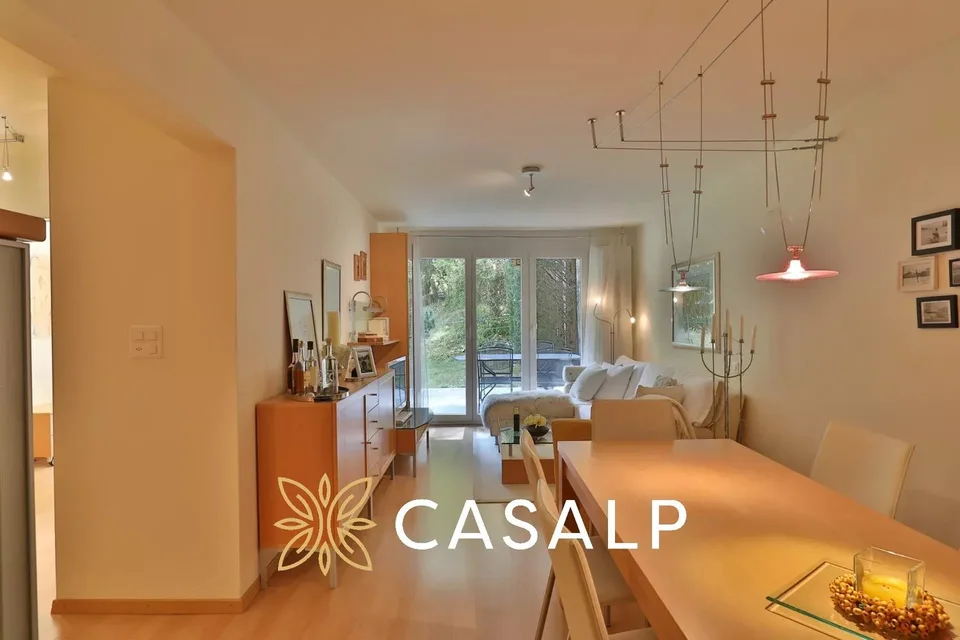 Appartement de 2.5 pièces en PPE au coeur de Crans avec terrasse