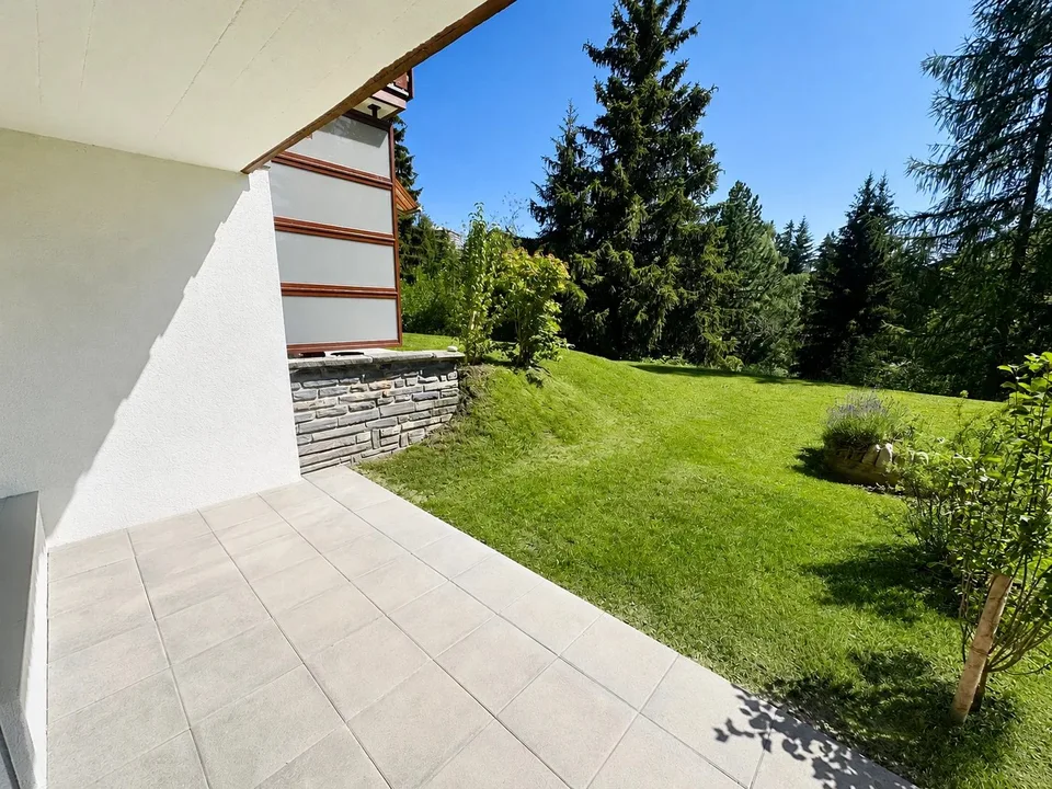 Grand studio en rez-de-jardin au coeur de Crans-Montana