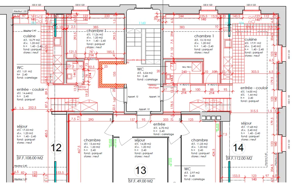 Due appartamenti duplex completamente nuovi di 4 locali al 4° piano con ascensore