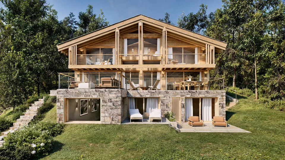 Außergewöhnliches 14-Zimmer-Luxus-Chalet