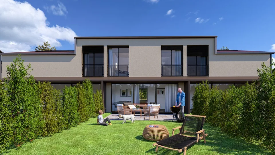 Promotion de 15 villas mitoyennes de 5 et 6 pièces à vendre à Le Mouret