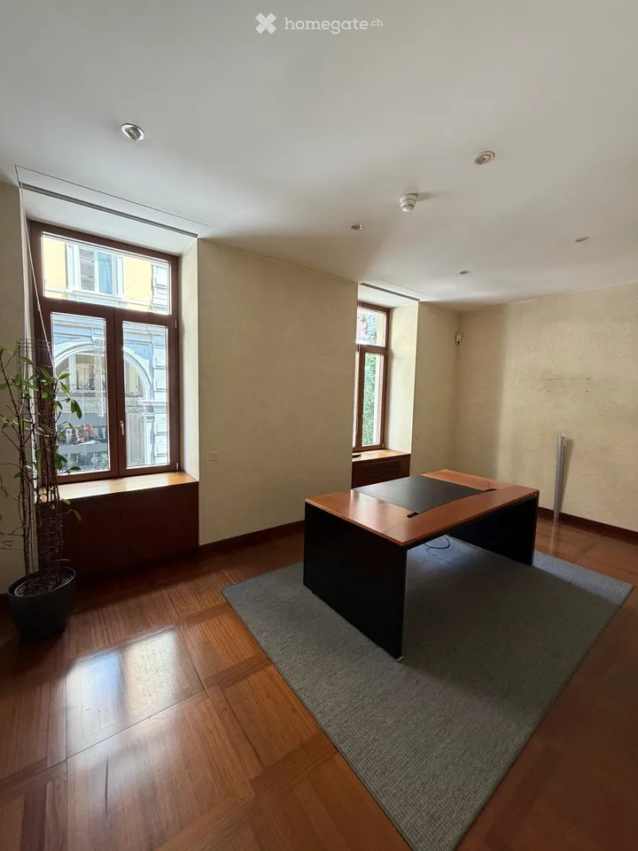 Prestigioso ufficio in affitto nel cuore di Lugano  (Mq da 330 a Mq 540)