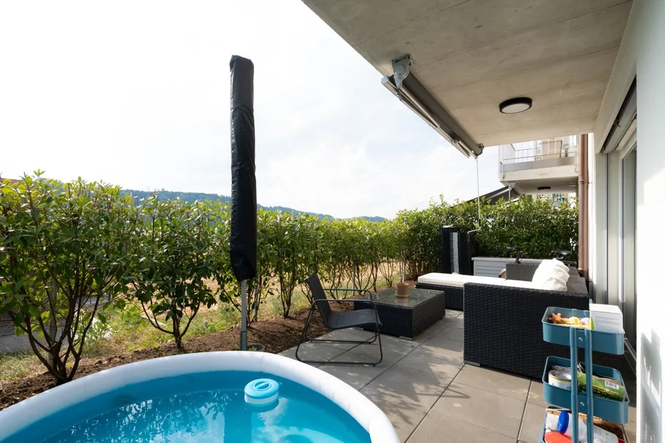 Appartement 3,5 pièces avec terrasse et jardin
