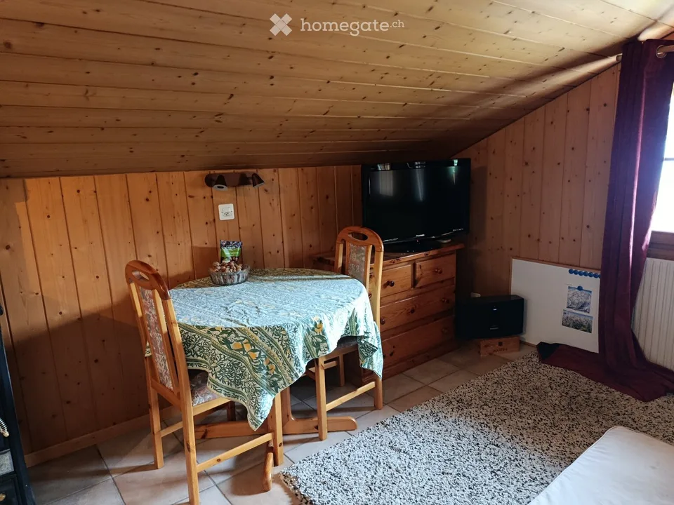 Furnished studio in Ovronnaz