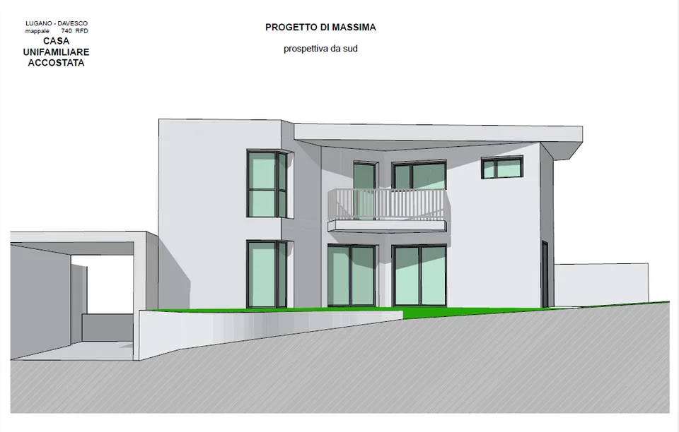 Terreno edificabile in vendita a Davesco-Soragno - Possibilità di residenza primaria o secondaria