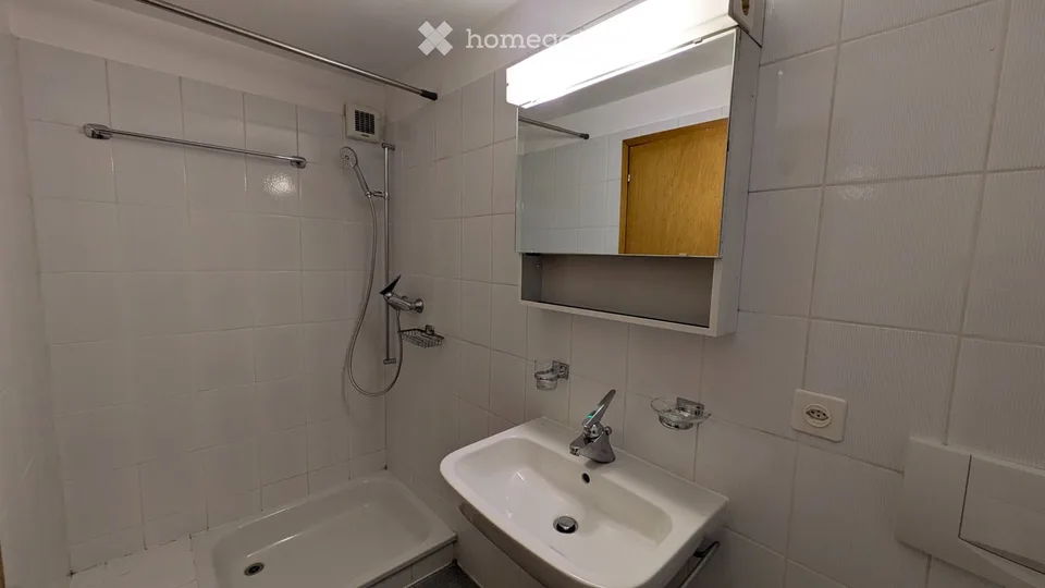 Sunny apartment with large balcony for single person in Giubiasco