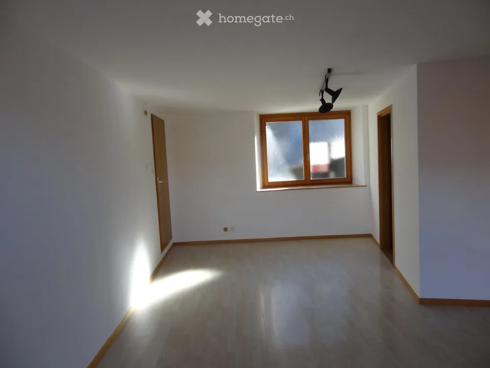 Sunny apartment with large balcony for single person in Giubiasco