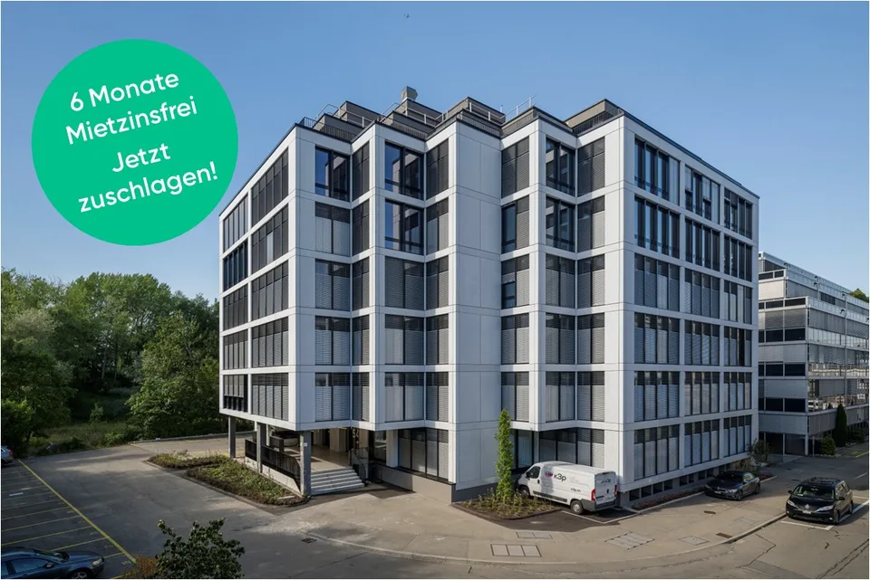 TOP Büroflächen: 6 Monate Nettomietzinsfrei: Jetzt zuschlagen!