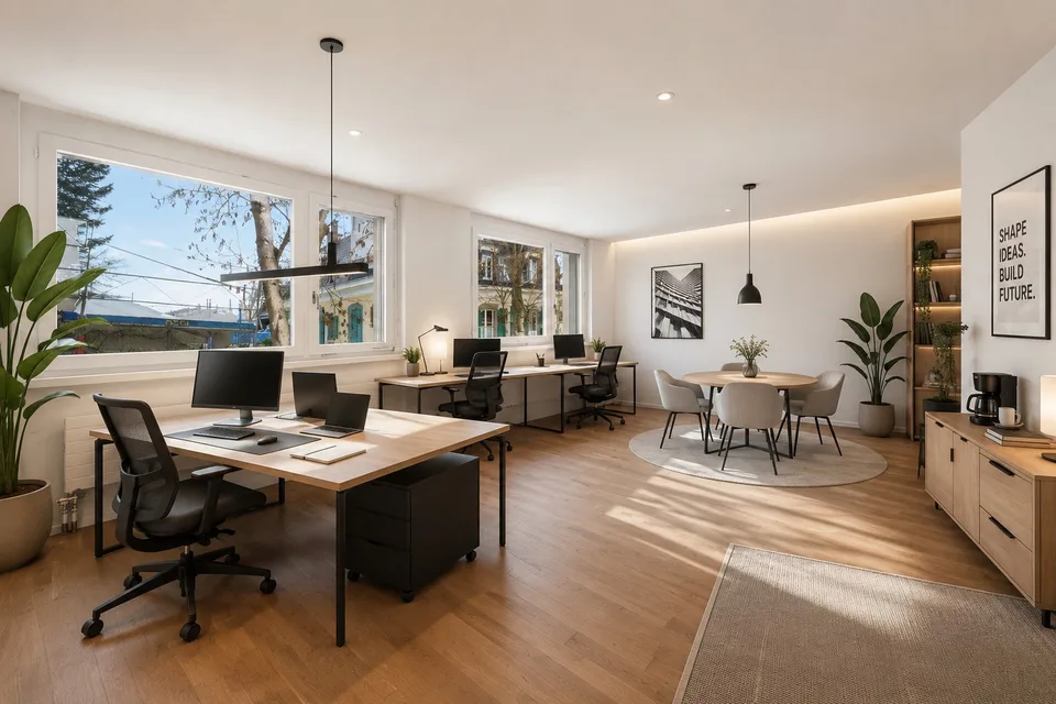 3 Büros zur Miete, von 48m2 bis 119m2, im Herzen von Lausanne