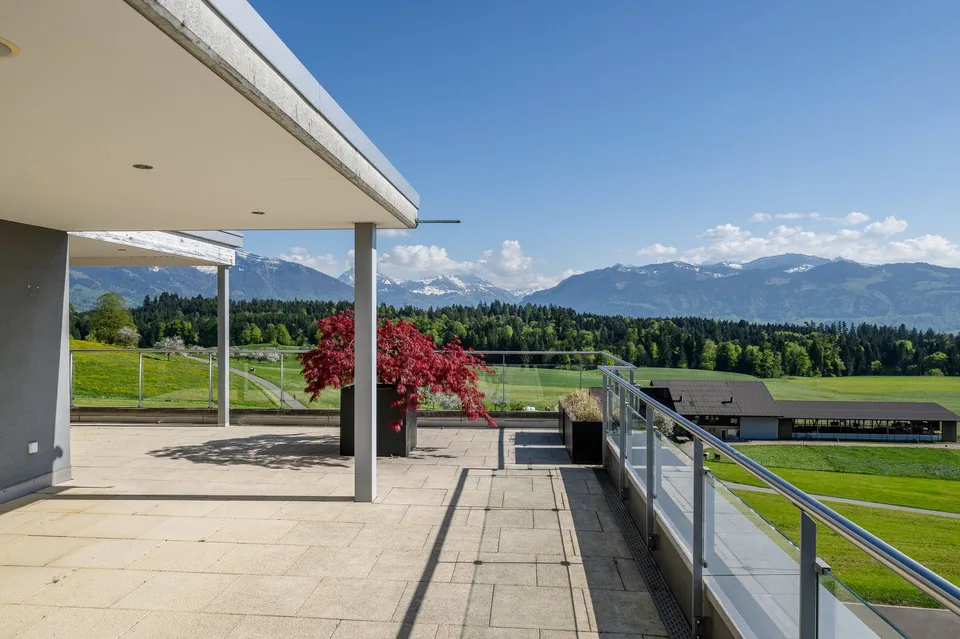 Stilvolle Attikawohnung mit Panorama & Privacy