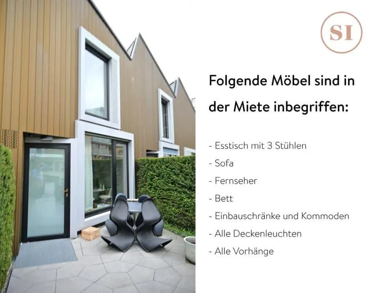 Möbliertes Reiheneinfamilienhaus am Zürichsee