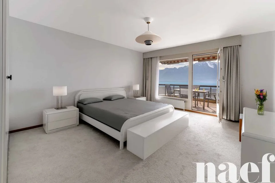 Bel appartamento di 4.5 locali con vista mozzafiato sul lago in vendita a Montreux – foto 12 di 13