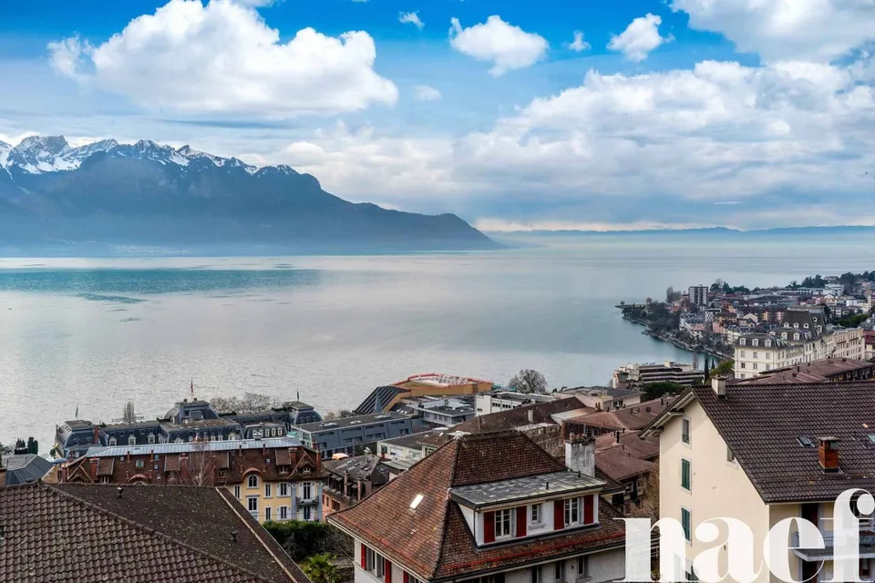 Bel appartement de 4.5 pièces avec une vue imprenable sur le lac à vendre à Montreux