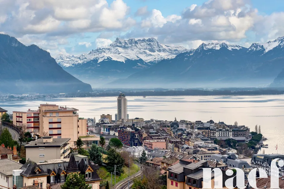 Bel appartement de 4.5 pièces avec une vue imprenable sur le lac à vendre à Montreux