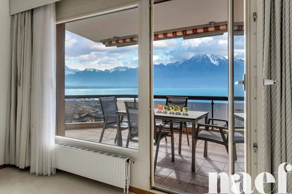 Bel appartamento di 4.5 locali con vista mozzafiato sul lago in vendita a Montreux – foto 6 di 13