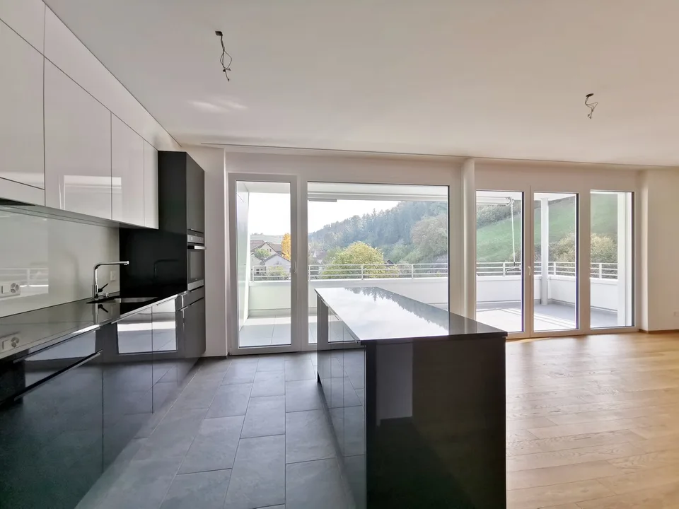 Moderne 2.5-Zimmer-Parterrewohnung in Mettau