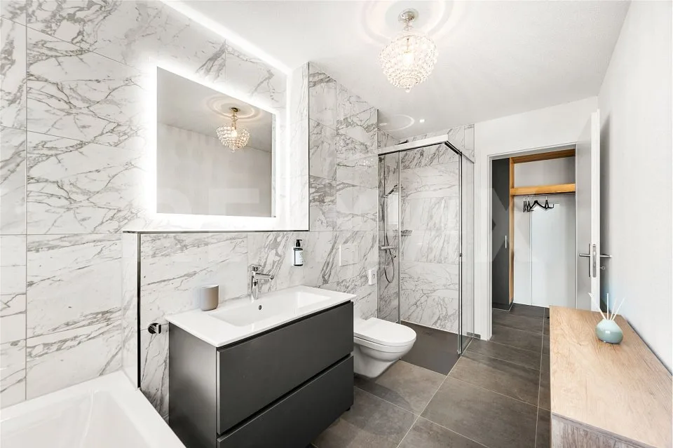 Magnifique attique meublé de 2,5 pièces avec terrasse de 65 m² à Avenches – photo 13 sur 13