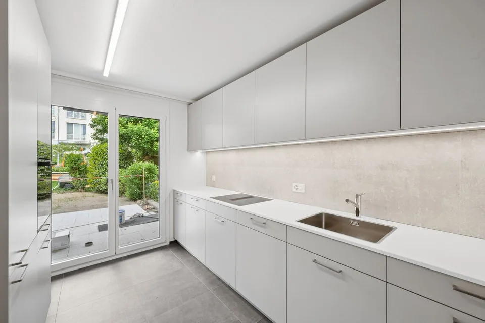 Erstbezug nach Sanierung -  Maisonettewohnung mit Gartensitzplatz