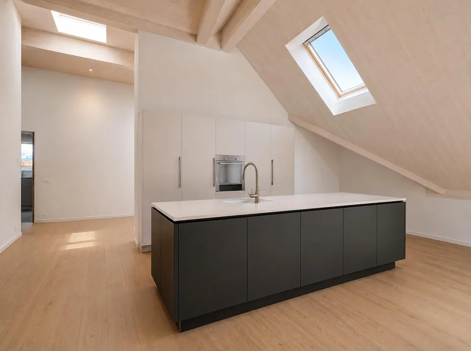 Neubau: Elegante  3.5 Zimmer-Dachgeschosswohnung