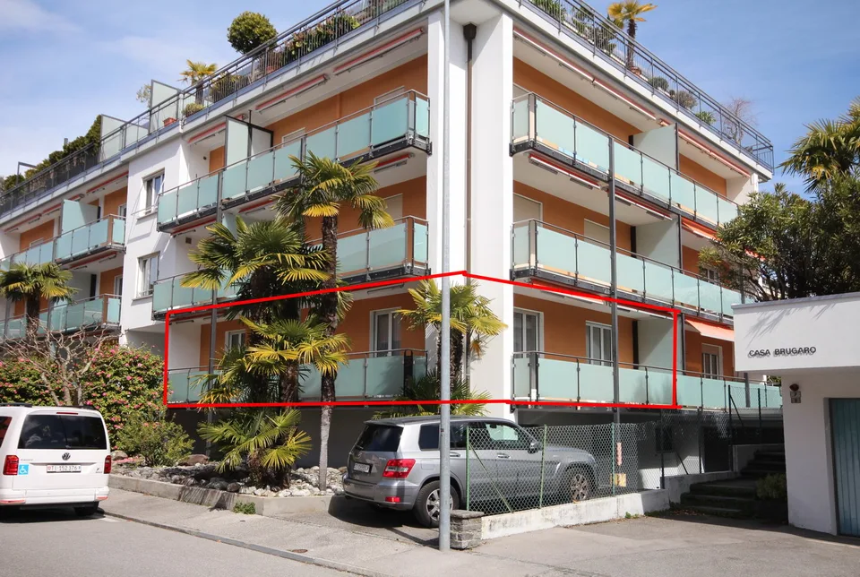 Charmante 3.5-Zimmer-Wohnung mit Bergblick in Ascona