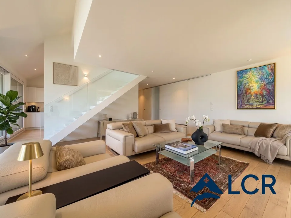 Splendide 4,5 pièces duplex en attique - Vue lac - 5 minutes de Morges