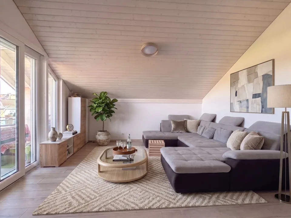 Appartement à vendre à Vallon (10 min de Payerne) de 4.5 pièces - 106 m², vue dégagée sur la campagne sans vis-à-vis