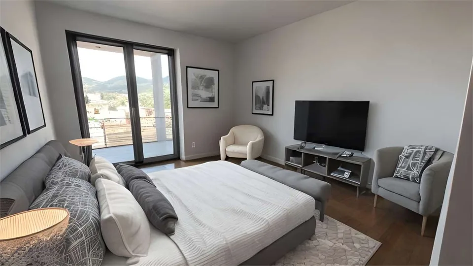 Lake view, new 2.5-room apartment with terrace – photo 12 of 13